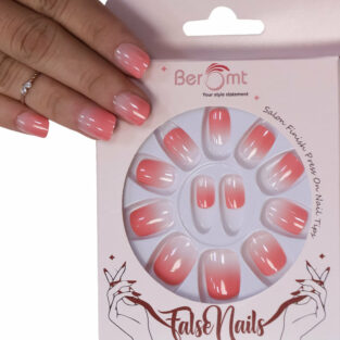 Beromt Press On Nails Printed Casual Nails For
