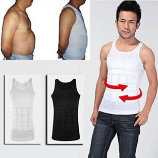 Blooming India Slim n Lift Slimming Vest Tummy Tucker Shaper Undershirt Innerwear for Men (White) - (KDB-2360930)