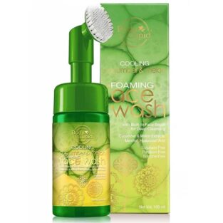 Body Cupid Cooling Cucumber & Melon Foaming Face Wash - with built in brush -100 ml