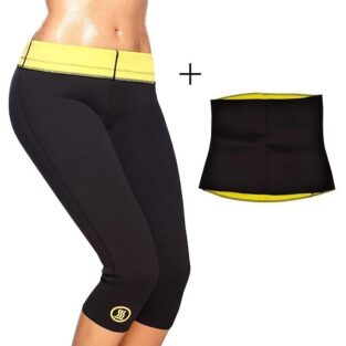 Combo Hot Shaper Pants and Hot Shaper Slimming Belt for Man & Women (KDB-2390772)