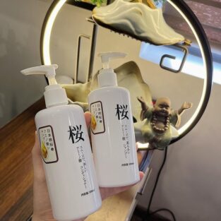 Japanese Sakura Hair Growth Shampoo with natural ingredients from Korea 300 ml