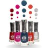 Nail Paint Combo Pack of 5 Quick Drying Glossy Finish Long Lasting 11 ML Each (KDB-2391546)