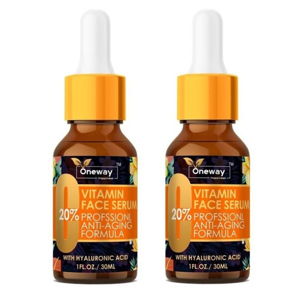 Oneway Happiness Vitamin C Face Serum, 30 ml (Pack of 2) (KDB-1324834)