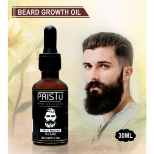 Pristu Professional Beard Growth Oil Pack of 1 (30ml)