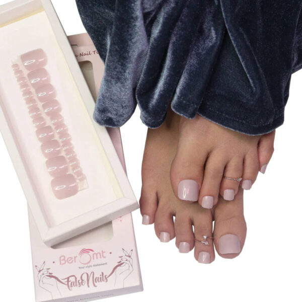 Beromt Nail Tips Full Fake Toe Nails