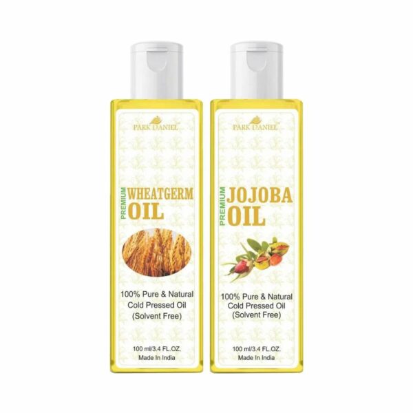 Jojoba oil and Wheatgerm oil