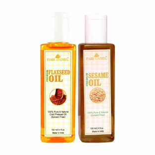 Flaxseed oil and Sesame oil