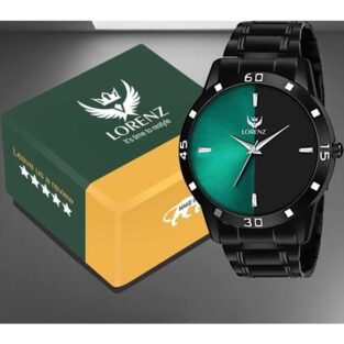 Lorenz Watch Green-Black Dial Analogue Watch for men