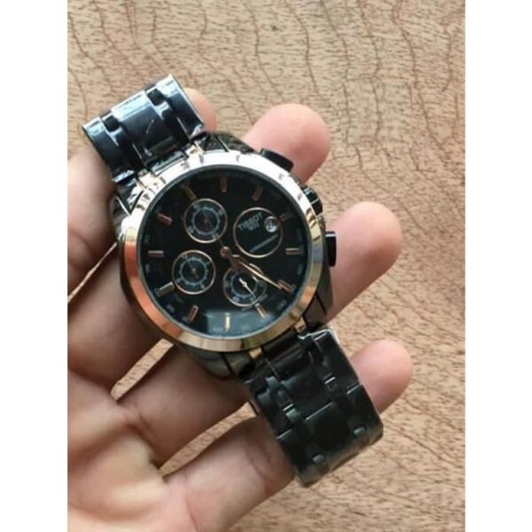 Men's Stainless Steel Tissot Watch - Black