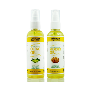 Pure Olive oil and Wheatgerm oil
