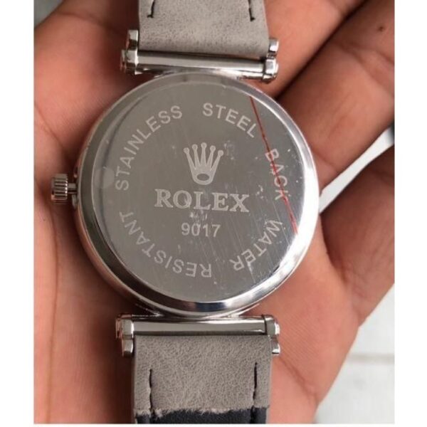 Rolex Men's Leather Watch