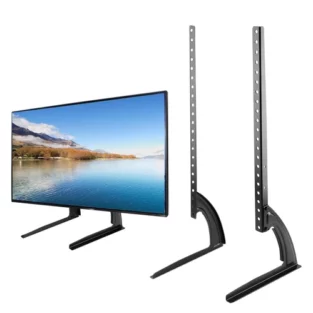 23 to 60 Inch LED TV Table Top Desk Stand with mount , 45 kgs Weight Capacity