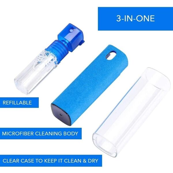 2 In 1 Screen Cleaner Spray And Microfibre Cloth Multi Color STY   2 In 1 Screen Cleaner Spray And Microfibre Cloth Multi Color 3 600x600 