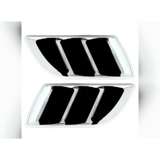 Air Flow Duct Racing Side Scoop Vent Air Flow Sticker Universal for All Cars (Pack of 2) (STY-2391744)