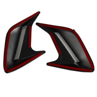 Air Flow Duct Racing Side Scoop Vent Air Flow Sticker Universal for All Cars (Pack of 2) (STY-2391747)