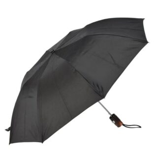 Classic Folding Automatic Open Uv Protective Umbrella, Black Color may vary