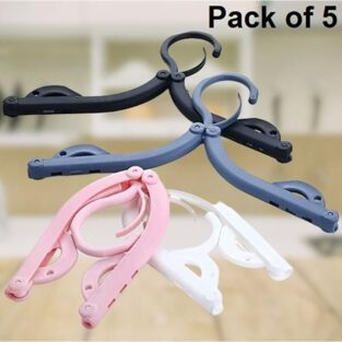 Foldable Hanger - Portable Folding Cloths Hangers for Wardrobes, Drying Rack for Travel Outdoor
