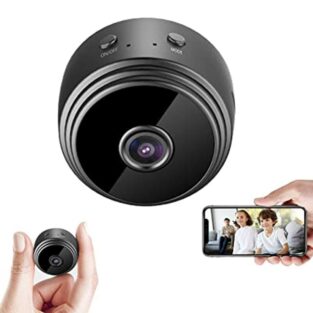 Magnet Camera, Intelligent Indoor Security Camera with Remote View, HD 1080p, Night Vision, Motion Detection, Built-in Battery (STY-302857259)