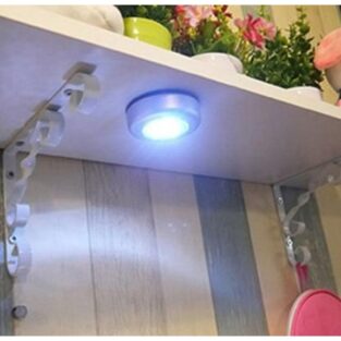 LED Light - 3 LED Battery Powered Stick Tap Touch Light For Kitchen, Wardrobe, Stairway