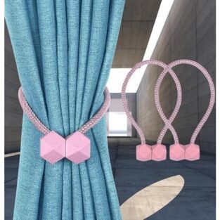 Magnet Curtain Tiebacks Drapery Holdback Binding Tie (Pack of 2) (STY-2391093)