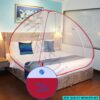 Mosquito Net Foldable Double Bed Net King Size - Red