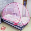 Mosquito Net - Polyster Foldable for Adult Single Mosquito Net, Pink