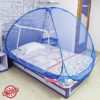 Mosquito Net - Polyster Foldable for Adult Single Mosquito Net, Blue