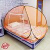 Mosquito Net - Polyster Foldable for Adult Single Mosquito Net, Orange
