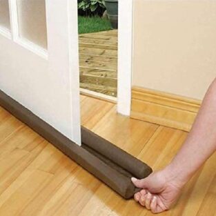 Door Bottom Sealing Strip Guard for Home, Door Stoppers, Waterproof - Brown, 36 inch