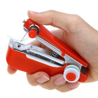 Pocket Portable Mini Manual Stapler Style Handheld Sewing Machine Craft, Clothes Stitch Handheld Cordless
