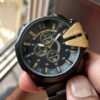 Unique 10 Bar Chronograph Date Diesel Watch - Black