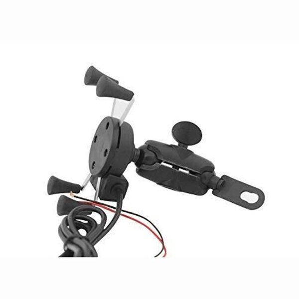 X-Grip Bike Mobile Charger & Phone Holder (Black) (STY-2391364) - Image 2