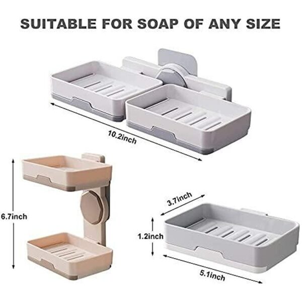 Double Layer Soap Holder (KDB-2278334) - Image 3