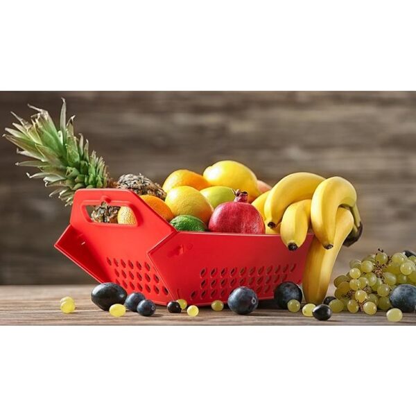 3 in 1 Fruit & Vegetable Chopping Board Wash Folding Basket (Pack of 1) (STY-2389459) - Image 2