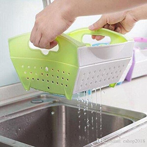 3 in 1 Fruit & Vegetable Chopping Board Wash Folding Basket (Pack of 1) (STY-2389459) - Image 3