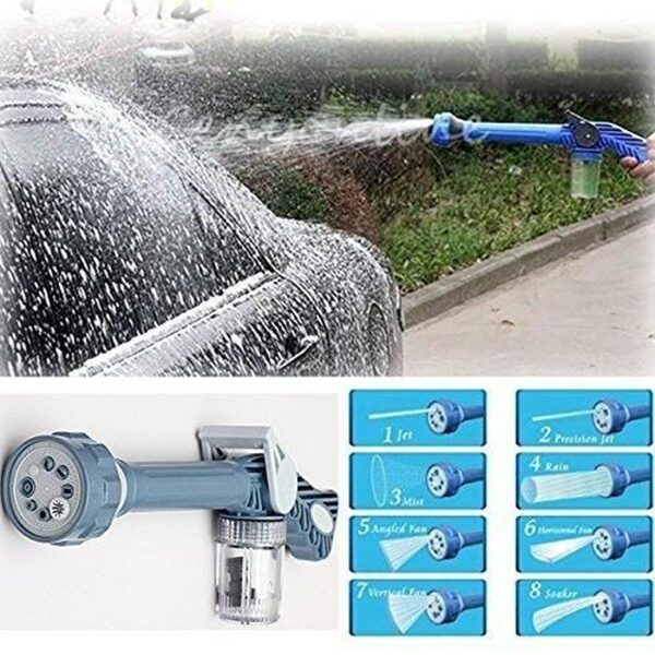 8 in 1 Turbo Spray Gun For Gardening, Car & Home Cleaning (KDB-1398419) - Image 7