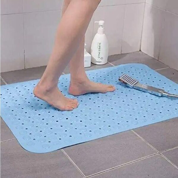 Anti-Slip Bath Mat with Suction Cups Anti-Bacterial Bathroom Linen for Bath Tub, Toilet, Kitchen (KDB-2356026)