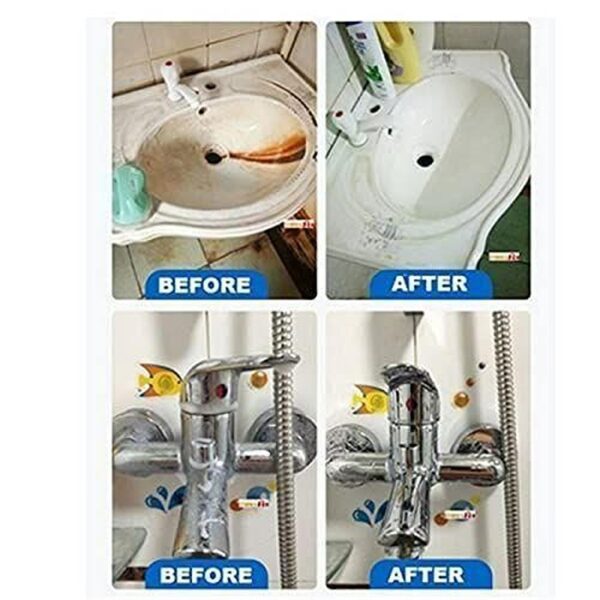 Bathroom Fitting Cleaner Stain Cleaner Hard Water Mark Cleaner Spray (500 ML) (KDB-1909547) - Image 3