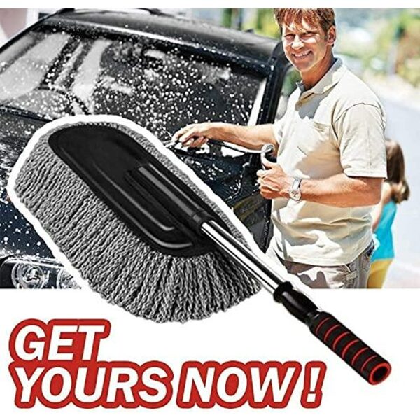 Car Duster Retractable Handle 360 Degree Rotating