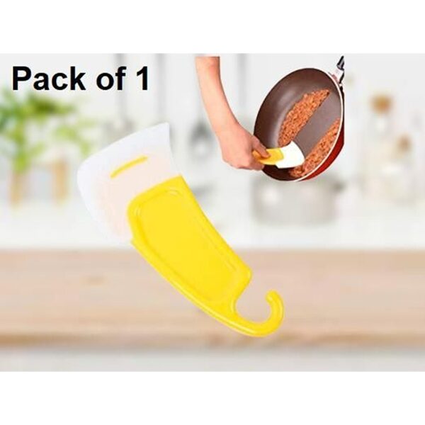 Cleaning Scraper Silicone Kitchen Spatula (1 PCS)