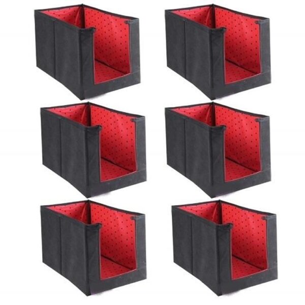 Closet Organizer-Foldable Shirts and Clothing Organizer Stackers (Pack of 6)