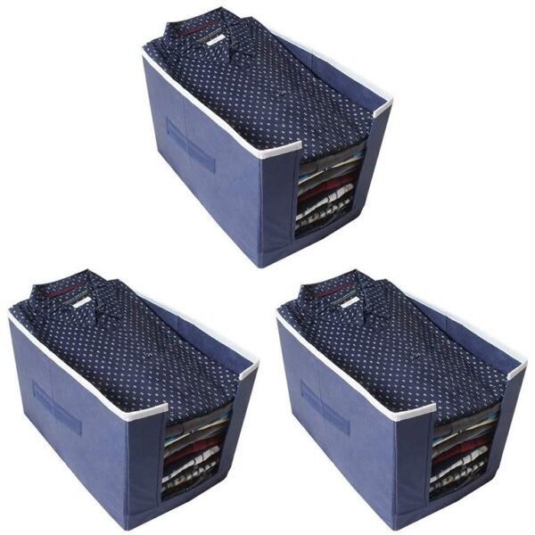 Cloth Organizer Non-Woven Foldable (Pack of 3)