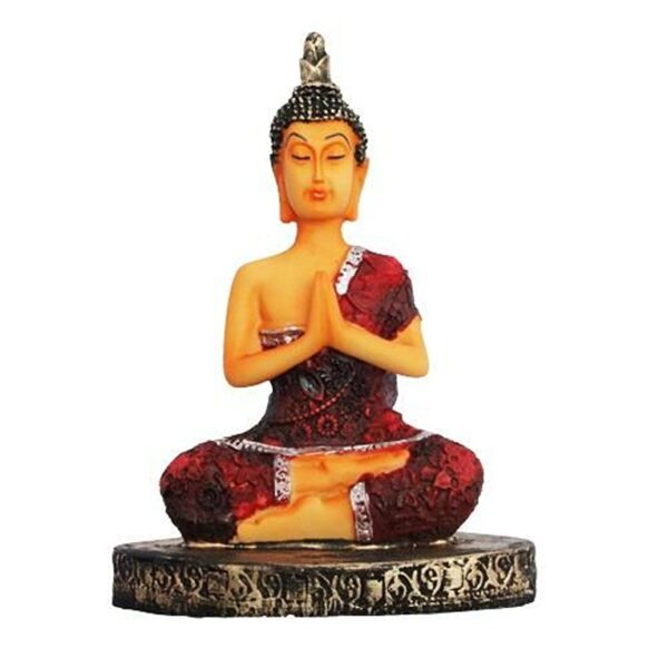 Coloured Handcrafted Meditation Buddha Statue