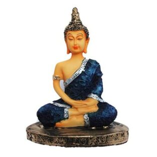 Coloured Handcrafted Buddha Statue