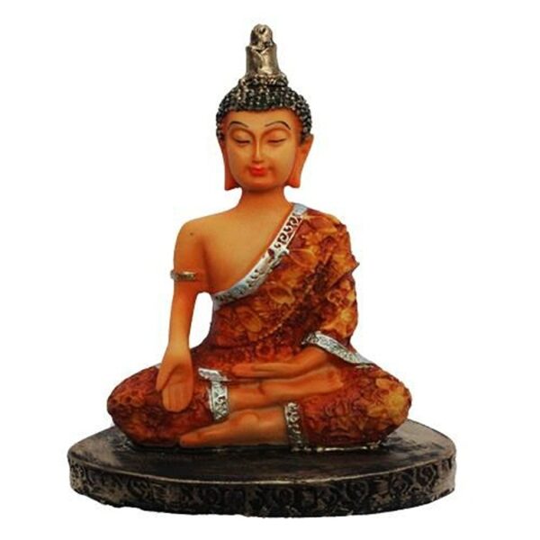 Coloured Handcrafted Meditation Buddha Statue