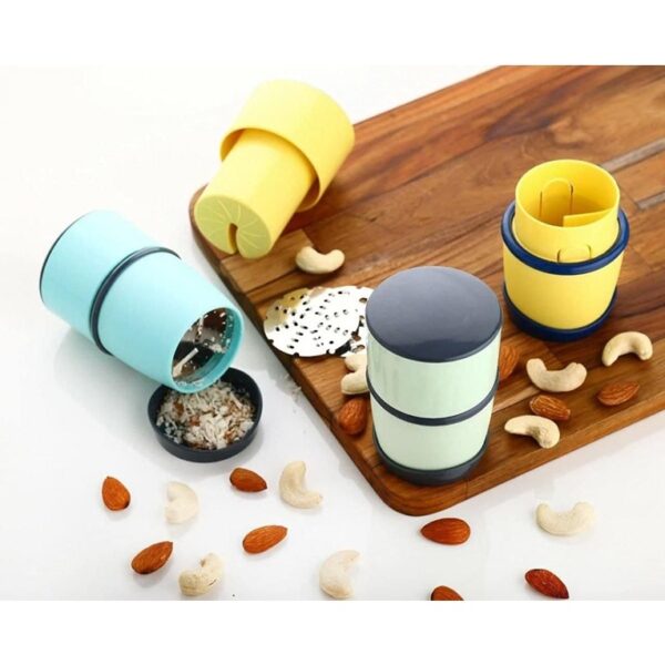 Dry Fruits Cutter-3 in 1 Plastic Dry Fruit and Paper Mill Grinder Slicer, Chocolate Cutter (STY-1998227) - Image 3