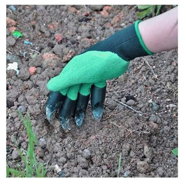 Gardening Gloves with Right Hand Fingertips ABS Claws (KDB-2321213) - Image 4