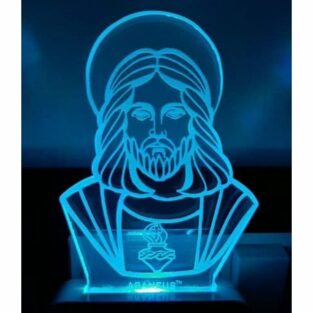 Jesus LED 3D Illusion Night Lamp