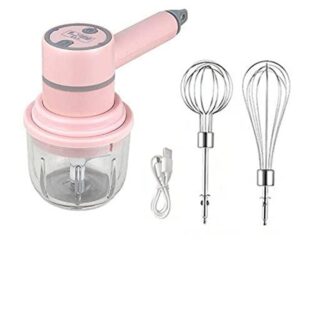 Hand Mixer Electric with Mini Food Chopper