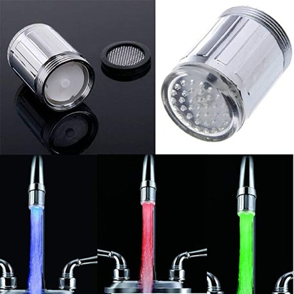 LED Light Water Faucet 7 Colors (KDB-2365262) - Image 2